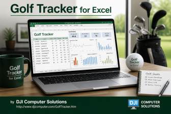 Golf Tracker for Excel