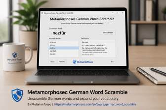 Metamorphosec German Word Scramble