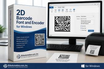 2D Barcode Font and Encoder for Windows