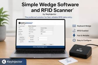 Simple Wedge Software and RFID Scanner