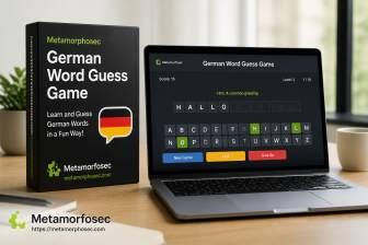 Metamorphosec German Word Guess Game