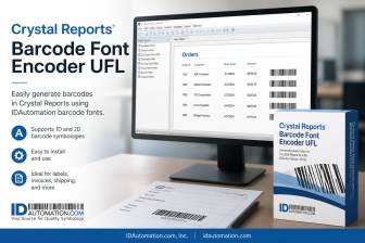 Crystal Reports Barcode Font Encoder UFL
