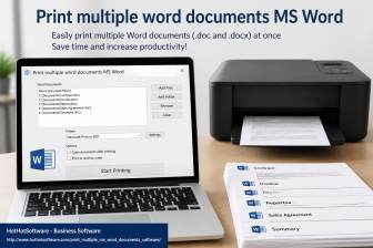 Print multiple word documents MS Word