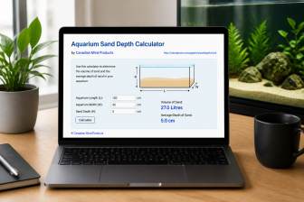 Aquarium Sand Depth Calculator
