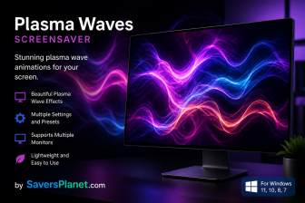 Plasma Waves Screensaver