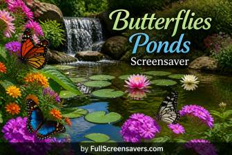 Butterflies Ponds Screensaver