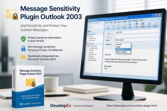 Message Sensitivity Plugin Outlook 2003