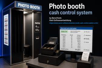 Photo booth cash control system