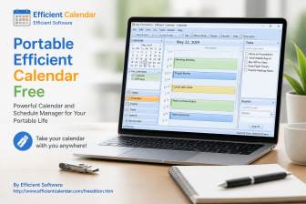 Portable Efficient Calendar Free