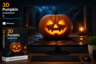 3D Pumpkin Screensaver